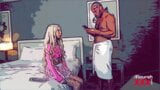 Comic Animation -FEMBOT Kenzie Reeves and Danny mountain snapshot 8