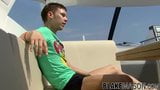 Twink loves wanking solo on a boat far from shore snapshot 3