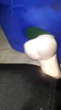 Dildo Anal in spandex Tights snapshot 3