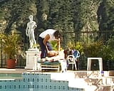 Wild German slut gets her asshole demolished near the pool snapshot 6