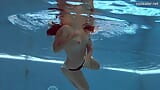Fat chick Puzan Bruhova swimming pleasure snapshot 4