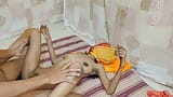 Desi college girl fucking hard with her boyfriend in Oyo room. snapshot 4