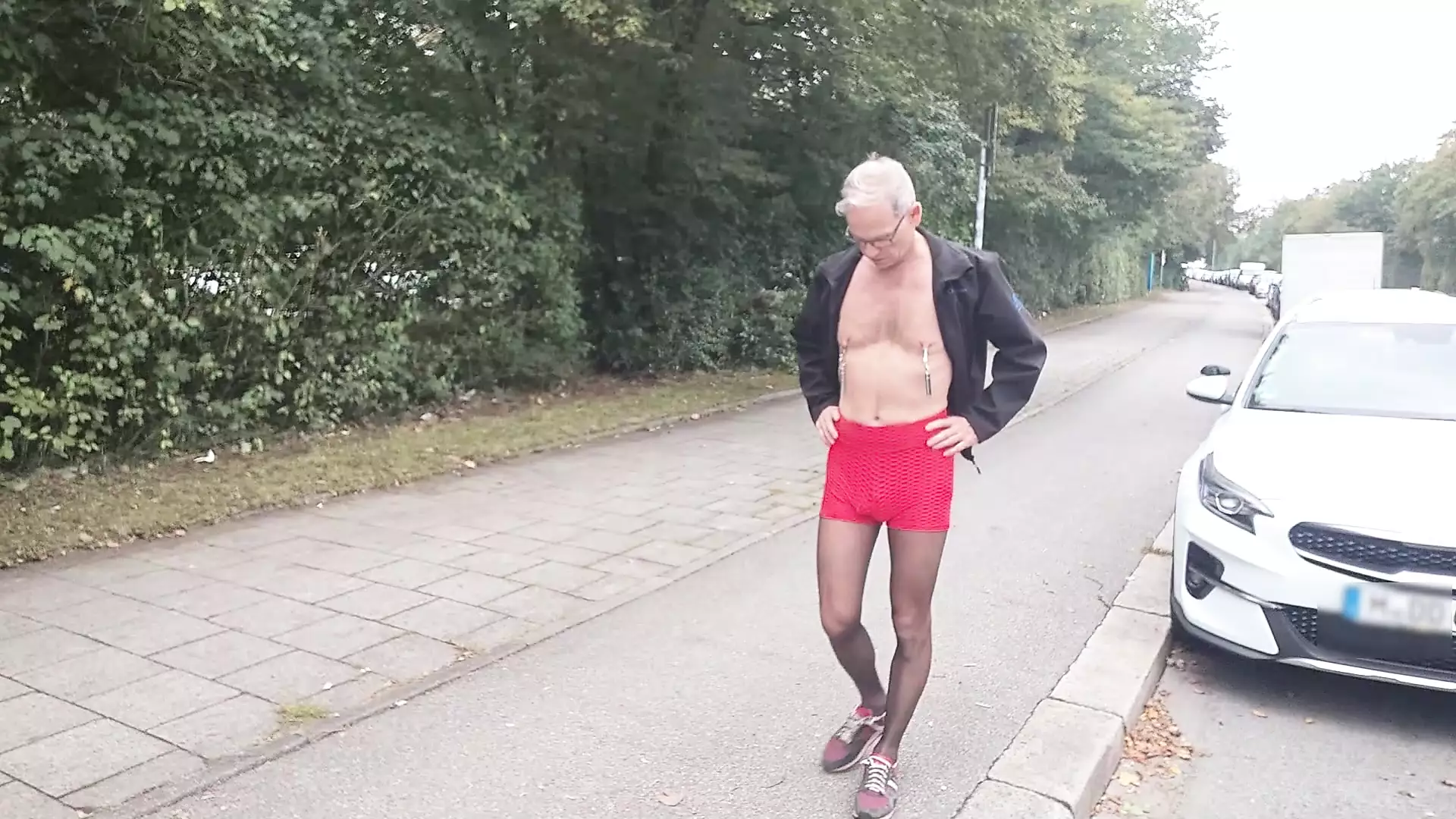 HTRUIYATY Donna Bodystocking Collant Catsuit Trasparente - Foto 10