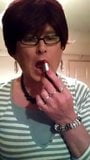 Slutty Sissy Lipstick Smoke Whore snapshot 6