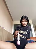 Wearing Football Shirt in Hot Live Show snapshot 2