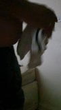 Step mom washing step son making cum on her hands snapshot 3