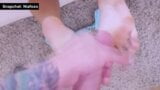 Cute Asian Stepdaughter Gets Toes Sucked by Stepdad snapshot 16