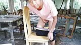 china boy Masturbation cum cute restaurant ruins snapshot 8