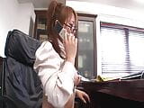 Uncensored! Japanese mom gets fucked by her boss at work so she keeps her job! snapshot 4