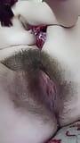 ดีที่สุด Hairy Pussy Part 2. หีของจริงมันควรจะเป็นยังไง ภาพระยะใกล้ของป่าหนา snapshot 6