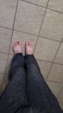 Morning pee desperation, before losing control in my jeans! snapshot 2