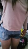 Sissy Wets Jean Shorts snapshot 9