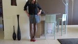 Lara in seamed stockings snapshot 2