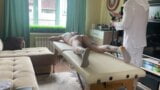 Dicky masseur fucks athletic twink during massage snapshot 4