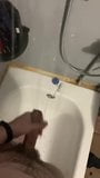 Solo masturbation of a big dick in the shower snapshot 3