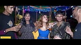 Indian Hot Girls Changing Boyfriend at New Year Party! Hot Swapping Sex snapshot 1