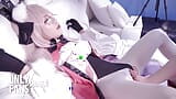 Tamamo Cosplay Sex, FGO सेक्सी लेडीबॉय कॉस्प्लेयर की चुदाई, Fate Crossdresser Tgirl trans hentai 3 snapshot 8