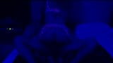 Black light fun with sexy pregnant MILF snapshot 13