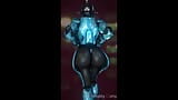 Well Endowed Assaultron Shows Off Her Voluptuous Ass As She Walks Away snapshot 15