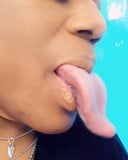 Fetish deep throat long tongue for a BBC snapshot 7