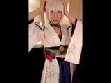 Cosplay Masturbation (Kaga) Mikazuki 010 snapshot 1