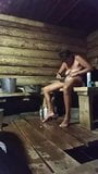 Long Legged Country Girl In Her Bathhouse snapshot 13