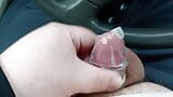 A little car play jerking off 8n a condom snapshot 7