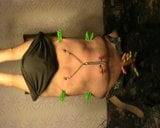 Suspended military slave's body gets a lot of clips snapshot 1