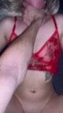 Ragazza carina in lingerie rossa viene scopata duramente snapshot 3