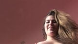 Teen with big boobs and a hairy pussy likes thick bbc snapshot 6