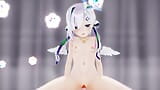 Amane Kanata Phony - poyopoyo - donkergroene sterkleur bewerken smixix snapshot 6