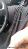 Masturbation during drive a car snapshot 5