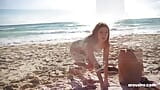 Rebecca Volpetti Masturbating on the Beach by Arousins snapshot 16