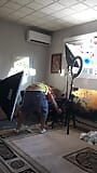 Behind the Scenes Studio Setting Up in Slow Motion snapshot 7