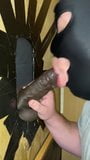 Ragazzo bianco succhia grande cazzo nero al gloryhole snapshot 3