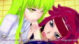 CC and Kallen have fun with Lelouch: Code Geass Parody snapshot 14