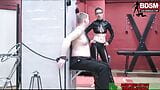 German mistress dominate slave and piss him in mouth snapshot 8