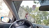 Risky masturbation for the redhead who was at the bus stop snapshot 2