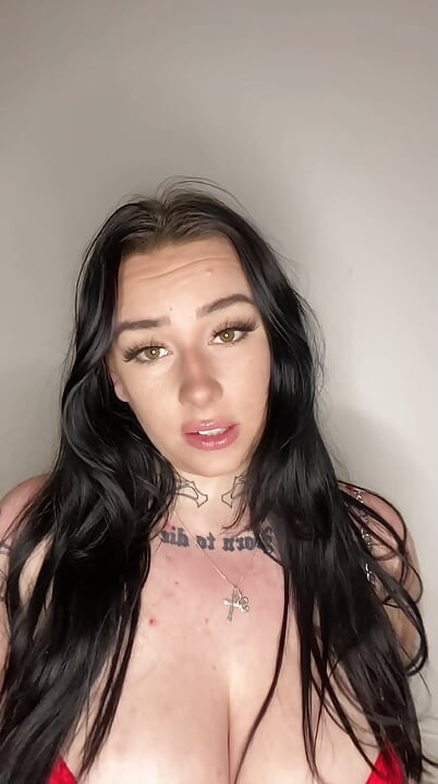 Busty british teen striptease JOI