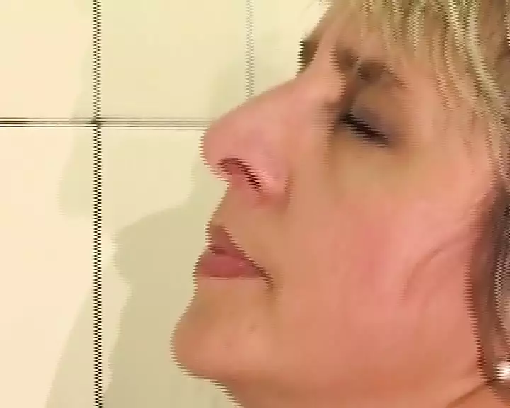 Free watch & Download Wild German lady gets pissed and fucked in the bathroom by a long cock