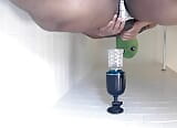 黒人男性が大量ザーメンを撮影するまで自動搾乳機で搾乳 snapshot 3