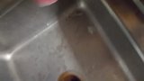 Pissing and cumming in sink at work snapshot 9