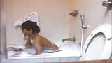 Naked Priya Soapy Boob Massage in hotel bathtub and she sucks my cock slowly . Slowmo Part 2 of 4. F20 snapshot 3