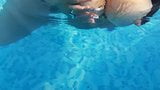 Public naked big Boobs in pool snapshot 10