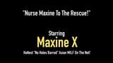 Oriental Sex Nurse Maxine X Pussy Fucks 2 Big Black Dicks! snapshot 1