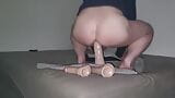 Anal mit großem Dildo snapshot 9