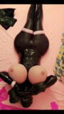 Breathplay 2 lateks hitam & sissydoll getah dengan tetek gergasi snapshot 2