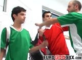 Young euro athlete Pablo Thomas fucking in locker room snapshot 2