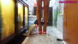 My Pink High-Heeled Stiletto Shoes and Fishnet Stockings snapshot 7