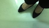 Friends Sexy Feet in Wet Office Heels snapshot 5